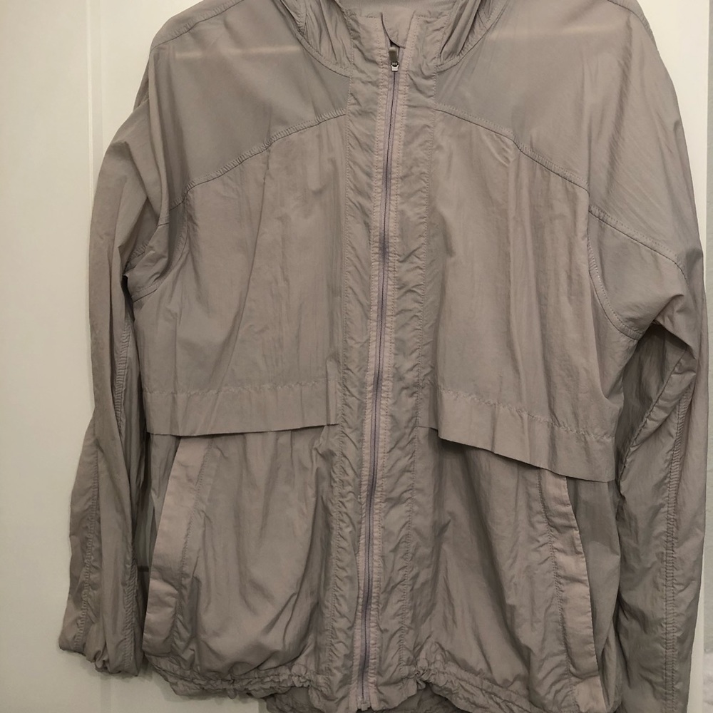 Light purple lululemon rain jacket
